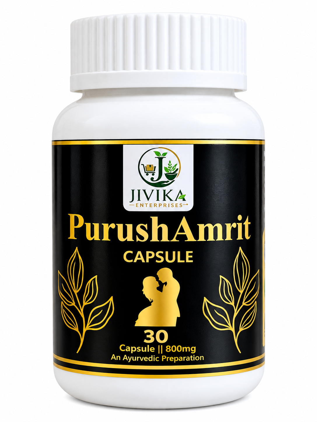 Jivika Purush Amrit Jivika Purush Amrit original product on pure white background