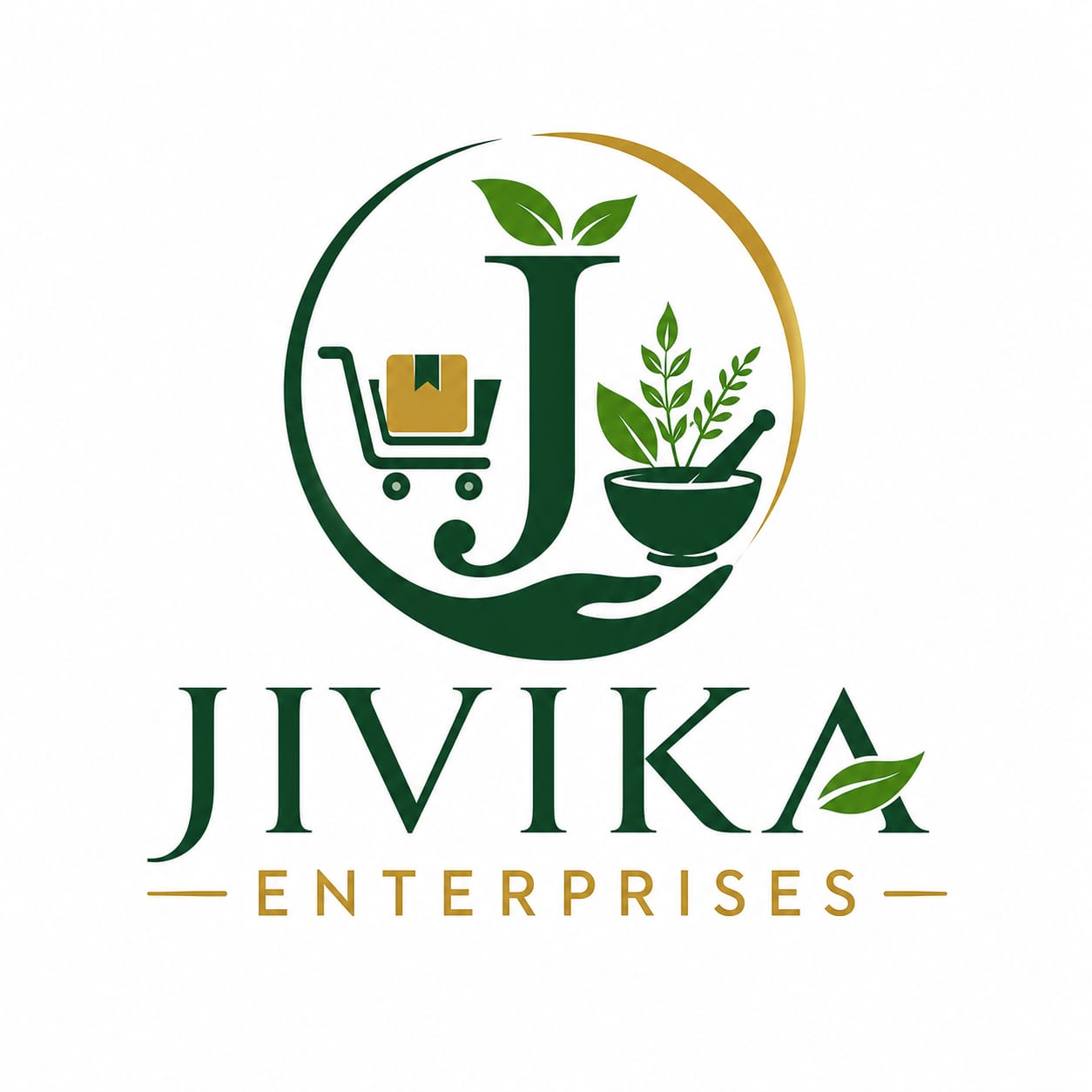Jivika Wellness Jivika Wellness Ayurvedic wellness brand logo